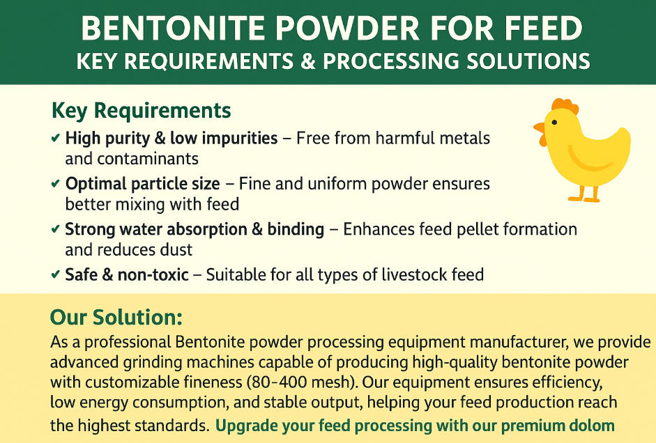 Bentonite Powder for Feed Key Requirements & Processing Solutions.jpg