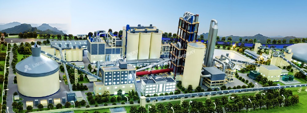 Integrated Structure and Process Flow of a Modern Cement Production Line