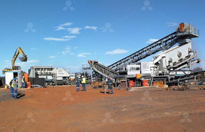 200-250 TPH Manganese Mobile Crushing & Screening Project in Johannesburg, South Africa
